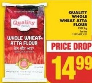No Frills QUALITY WHOLE WHOLE WHEAT ATTA FLOUR offer