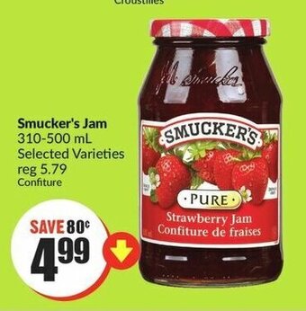 FreshCo Smucker's Jam 310-500 mL offer