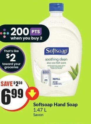 FreshCo Softsoap Hand Soap 1.47 L offer