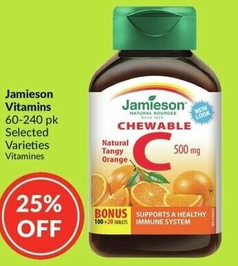 FreshCo Jamieson Vitamins 60-240 pk offer