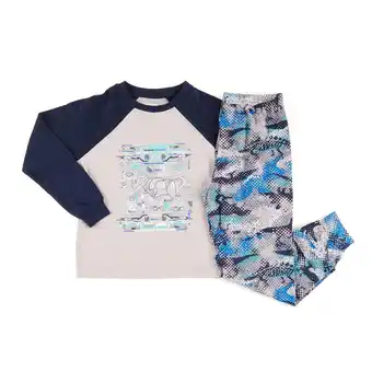 Giant Tiger Monkey bars toddler boy's urban brights pj set, 2-piece offer