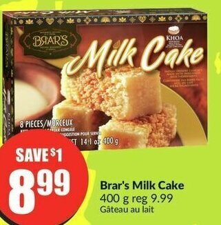 FreshCo Brar's Milk Cake 400 g offer