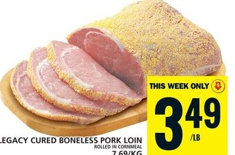 Food Basics LEGACY CURED BONELESS PORK LOIN offer