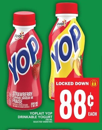 Food Basics YOPLAIT YOP DRINKABLE YOGURT 200ML offer