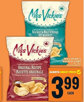 Food Basics MISS VICKIE'S POTATO CHIPS offer