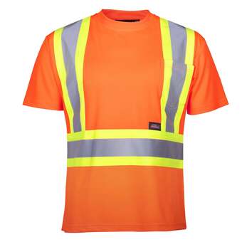 Giant Tiger Women's high visibility crew neck t-shirt offer