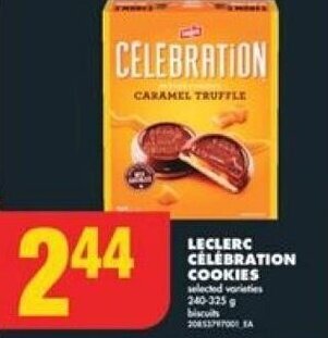 No Frills LECLERC CELEBRATION COOKIES offer