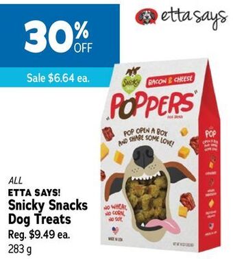 Ren’s Pets Depot Etta says! snacks dog treats offer