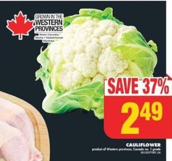 No Frills CAULIFLOWER offer
