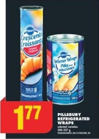 No Frills PILLSBURY REFRIGERATED WRAPS, 200 - 227 g offer
