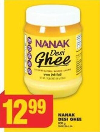 No Frills NANAK DESI GHEE 800 g offer