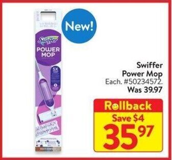 Walmart Swiffer Power Mop offer