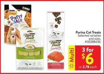 Walmart Purina Cat Treats offer