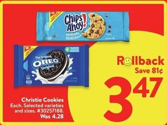 Walmart Christie Cookies offer
