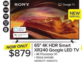 Leon's Sony 65 x77l 4k hdr led tv google tv - kd65x77l offer