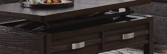 Leon's Manila lift-top coffee table - brown offer