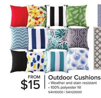 Leon's Outdoor cushions offer