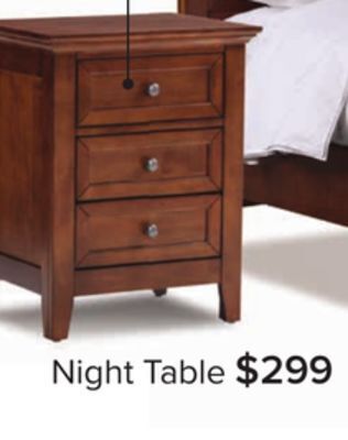 Leon's San mateo night stand - tuscan offer