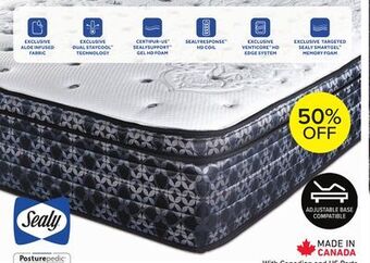 Leon's Sealy posturepedic plus sterling series - hugo medium eurotop queen mattress offer