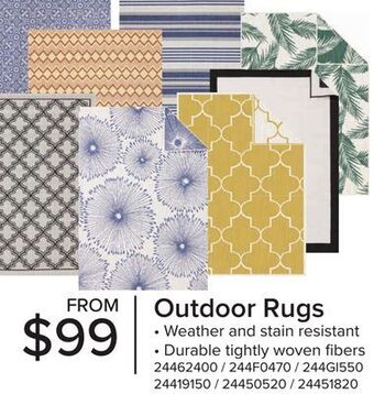 Leon's Outdoor rugs offer