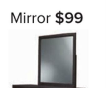Leon's Fog mirror - grey, black offer