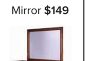 Leon's Camila mirror - rustic brown offer