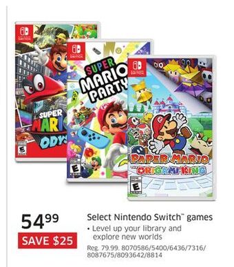 The Source Select nintendo switch games offer