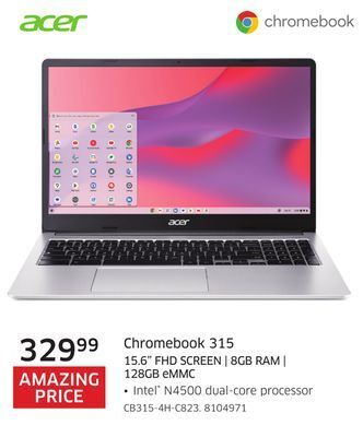 The Source Acer chromebook 315 offer