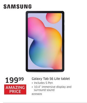 The Source Samsung galaxy tab s6 lite tablet offer
