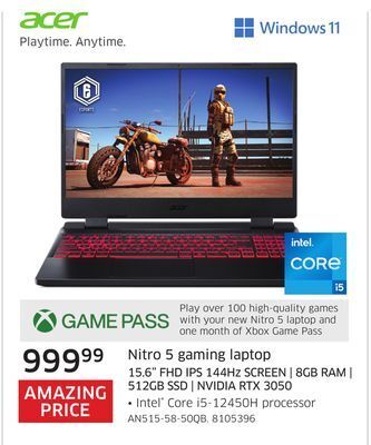 The Source Acer nitro 5 gaming laptop offer