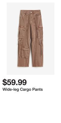 H&M Wide-leg cargo pants offer