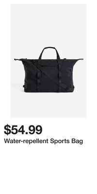 H&M Water-repellent sports bag offer