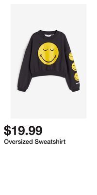 H&M Oversized sweatshirt offer