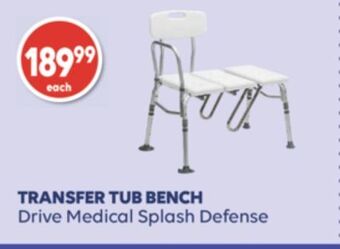 Wellwise by Shoppers Transfer tub bench offer