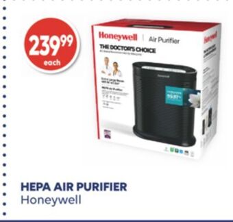 Wellwise by Shoppers Honeywell hepa air purifier offer