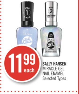 Shoppers Drug Mart Sally hansen miracle gel nail enamel offer