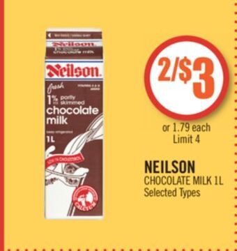 Shoppers Drug Mart Neilson chocolate milk offer