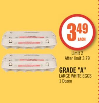 Shoppers Drug Mart Grade a large white eggs offer