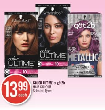 Shoppers Drug Mart Color ultîme or göt2b hair colour offer