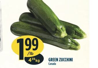 Marché Adonis Green zucchini offer