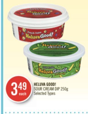 Shoppers Drug Mart Heluva good! sour cream dip offer