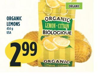 Marché Adonis Organic lemons offer