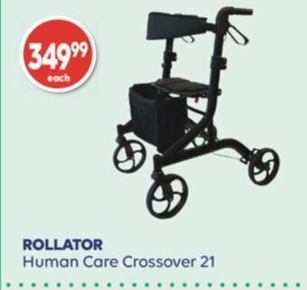 Shoppers Drug Mart Rollator human care crossover 21 offer