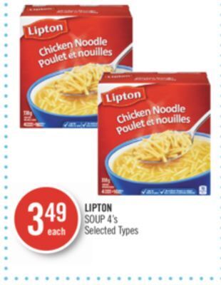 Shoppers Drug Mart Lipton soup offer