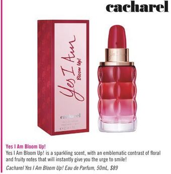 Shoppers Drug Mart Cacharel yes i am bloom up! eau de parfum offer