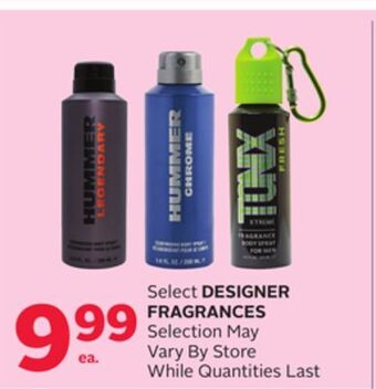Rexall Select designer fragrances offer