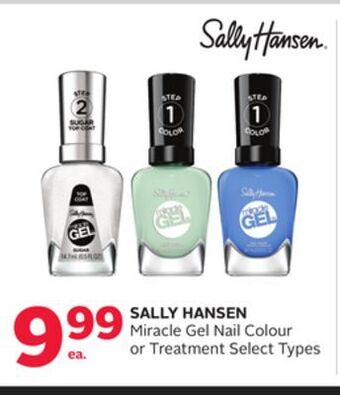 Rexall Sally hansen miracle gel nail colour or treatment offer