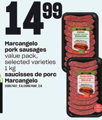 Independent City Market Saucisses de porc marcangelo, 1 kg offer