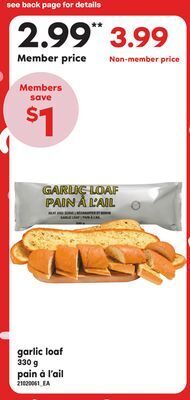 Independent City Market Pain à l'ail, 330 g offer