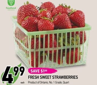 Coppa's Fresh Market Fresh sweet strawberries offer
